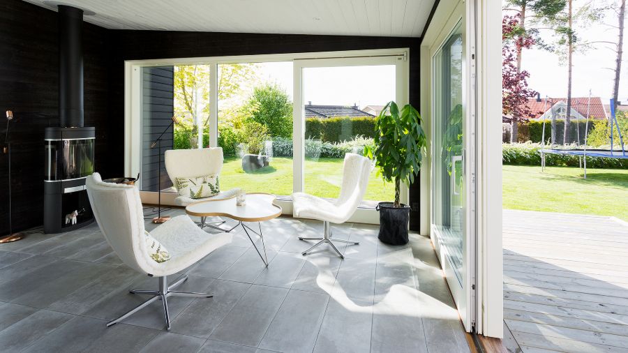 Altaninglasning & Glasa in veranda